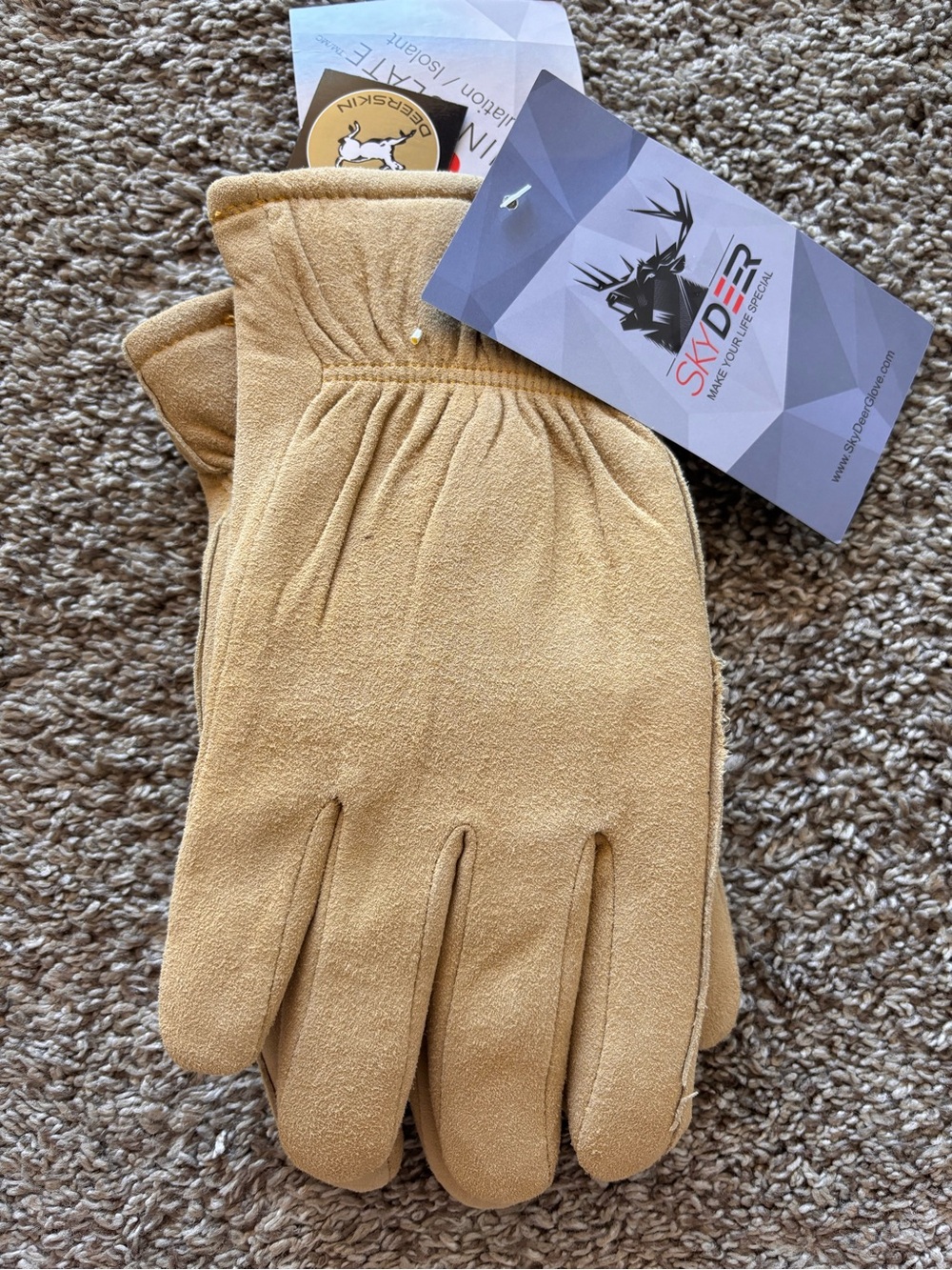 Skydeer Winter Deerskin gloves/3M Thinsulate